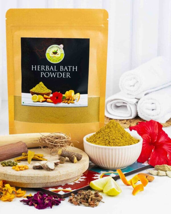 HERBAL BATH POWDER FOR WOMEN (1 Year+) (200g) - Image 2