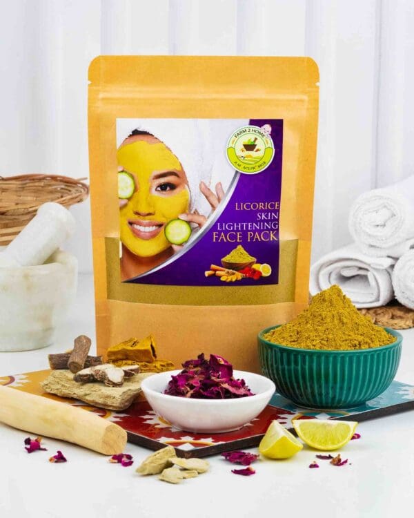 LICORICE SKIN LIGHTENING FACE PACK (100g)