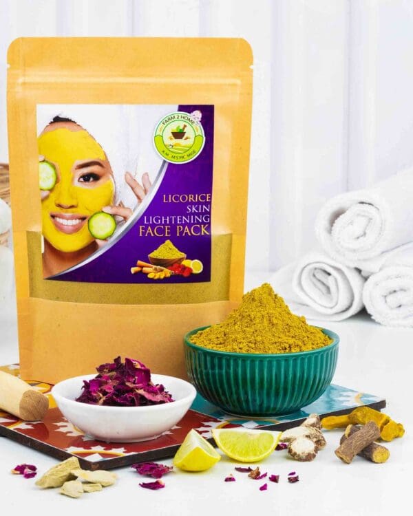 LICORICE SKIN LIGHTENING FACE PACK (100g) - Image 2