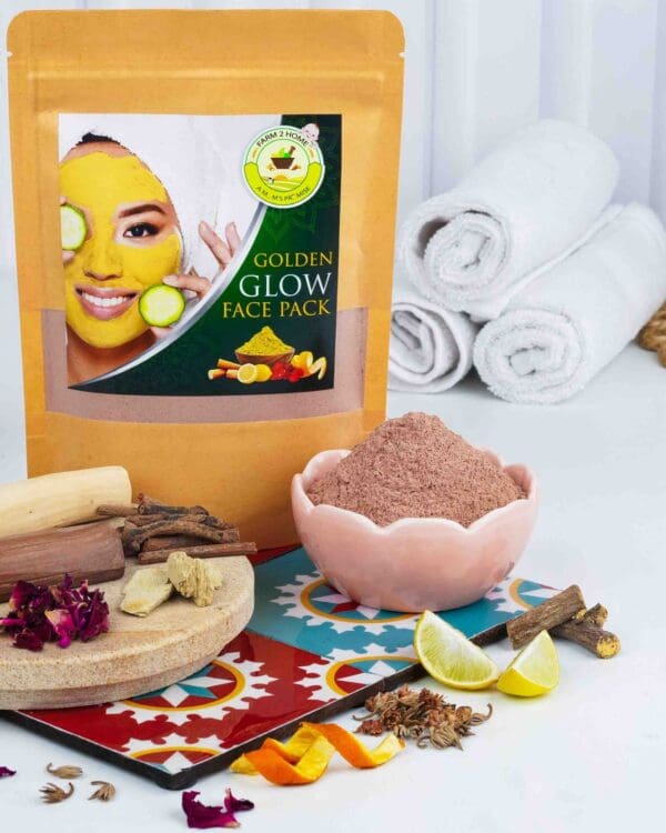 GOLDEN GLOW FACE PACK (100g) - Image 2