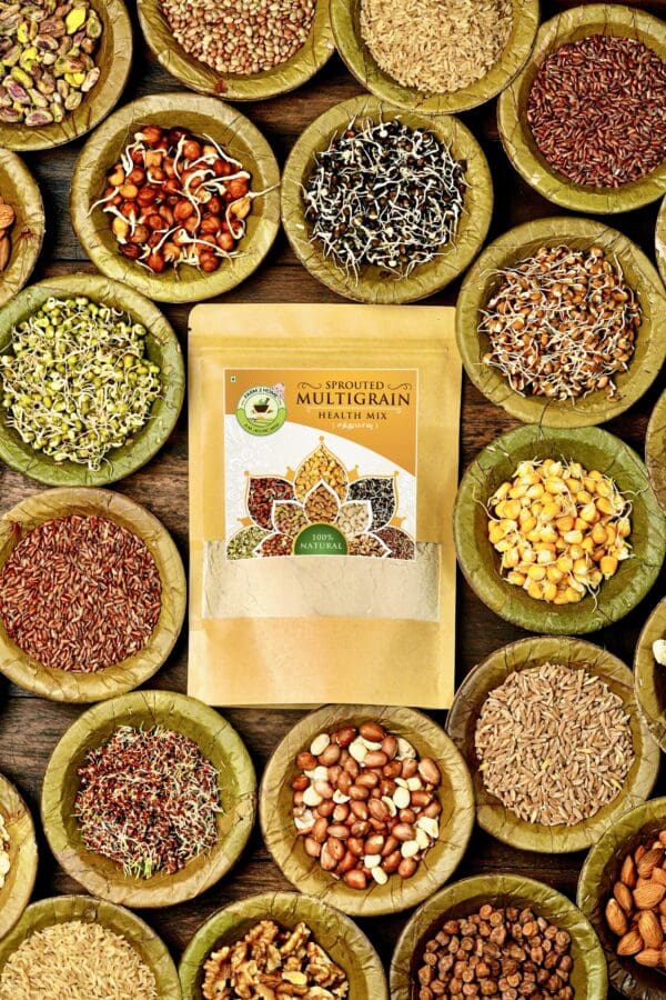 SATHUMAAVU - SPROUTED MULTIGRAIN PORRIDGE MIX (8 Months+) - Image 2