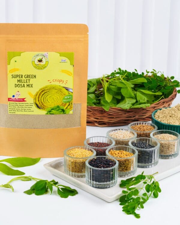 SUPER GREEN MILLET DOSA MIX (500g) - Image 2
