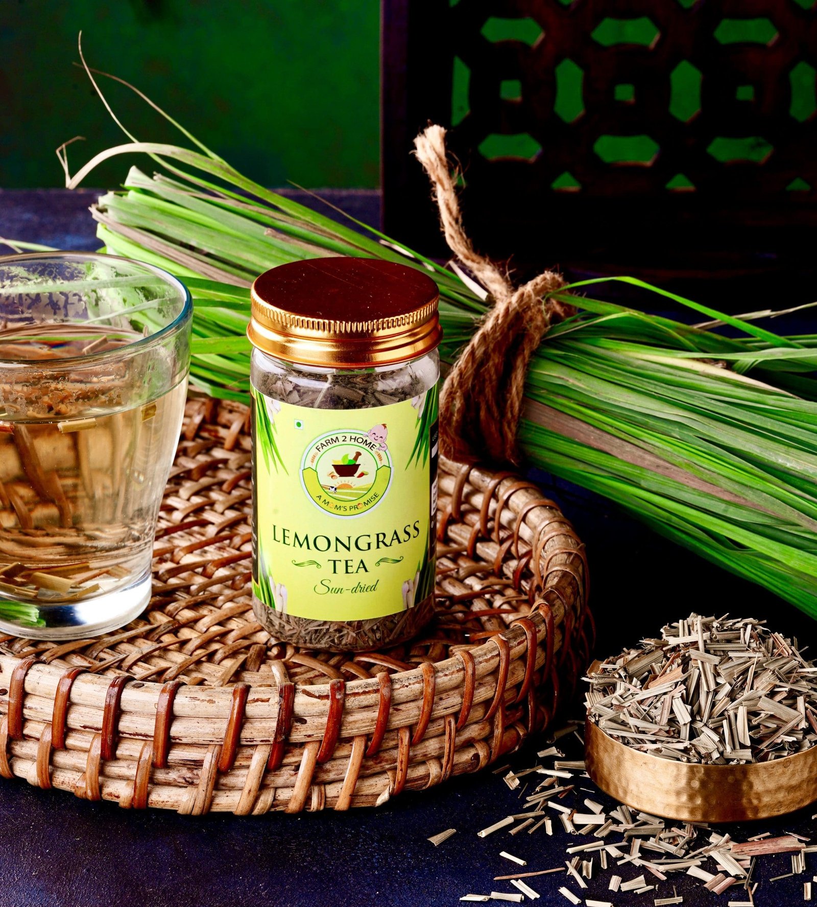 Organic Way Lemon Grass Fine Cut & Sifted - Organic, Kosher & USDA Certified Herbs