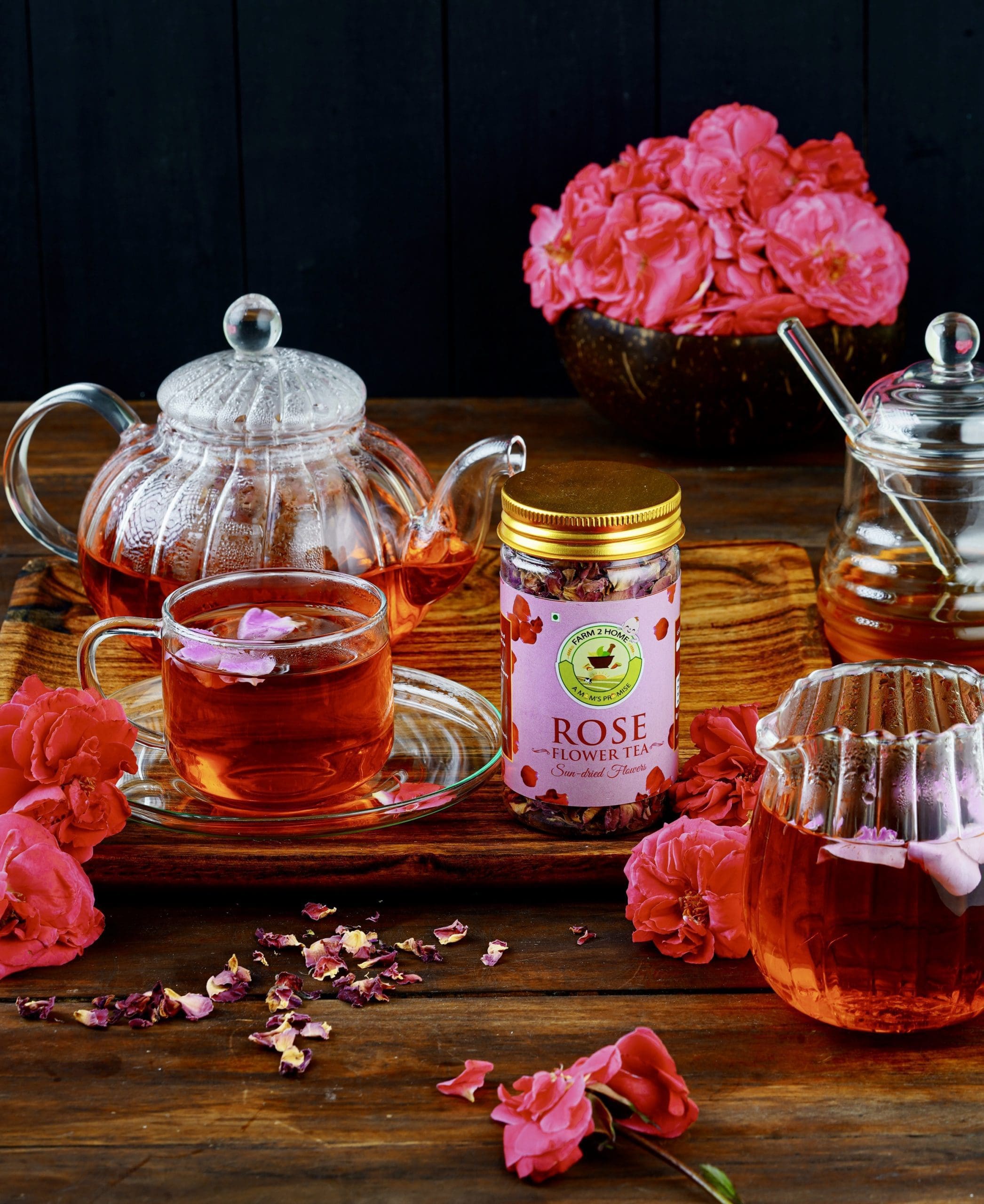 Ruby Rosebud Flower Tea