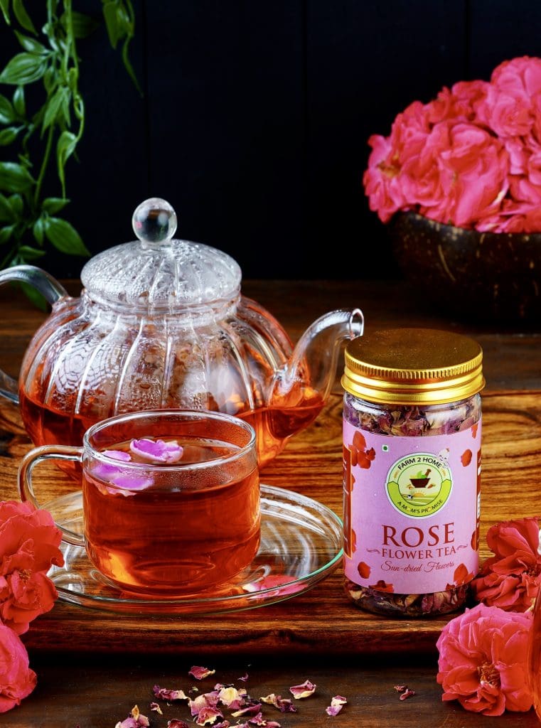 ROSE FLOWER TEA (25g) | Farm 2 Home