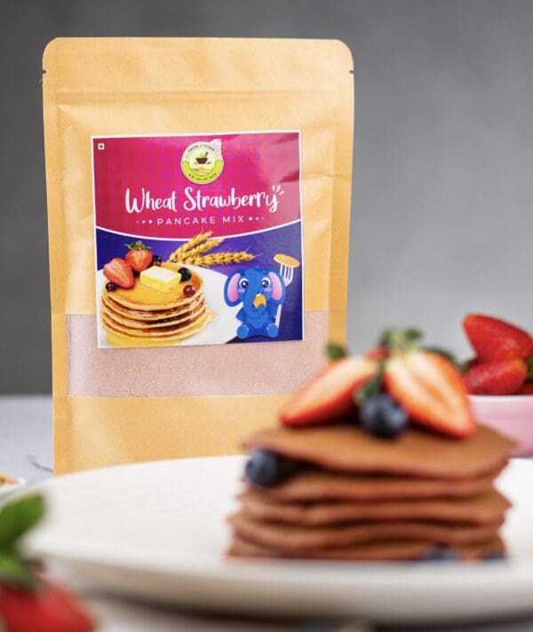 WHEAT STRAWBERRY PANCAKE MIX (250g)