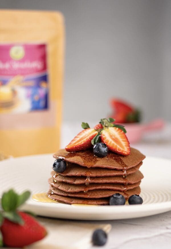 WHEAT STRAWBERRY PANCAKE MIX (250g) - Image 3