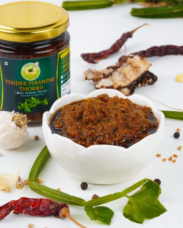 TENDER PIRANDAI THOKKU / PIRANDAI THOKKU (200g) - Image 2