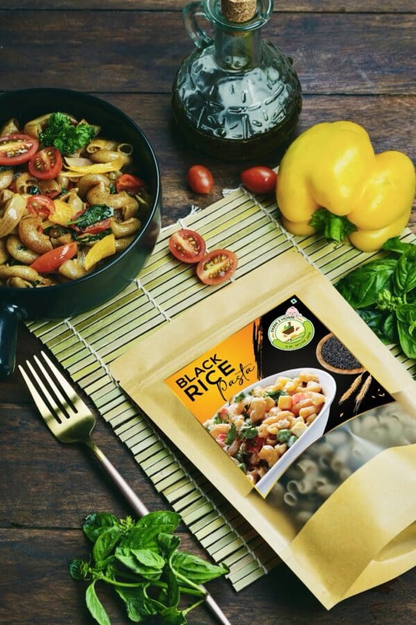 BLACK RICE PASTA (180g) - Image 2