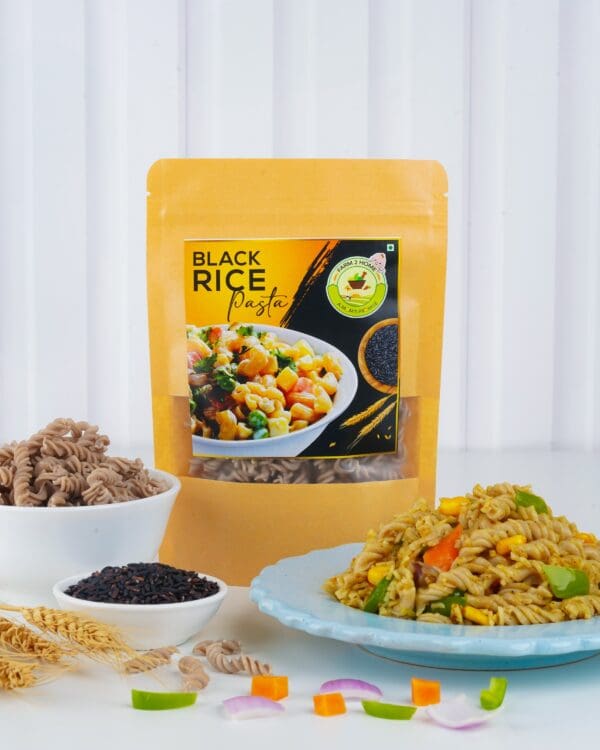 BLACK RICE PASTA (180g) - Image 2
