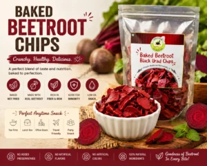 Read more about the article Baked Beetroot Chips: The Healthy, Crunchy Snack You’ll Love