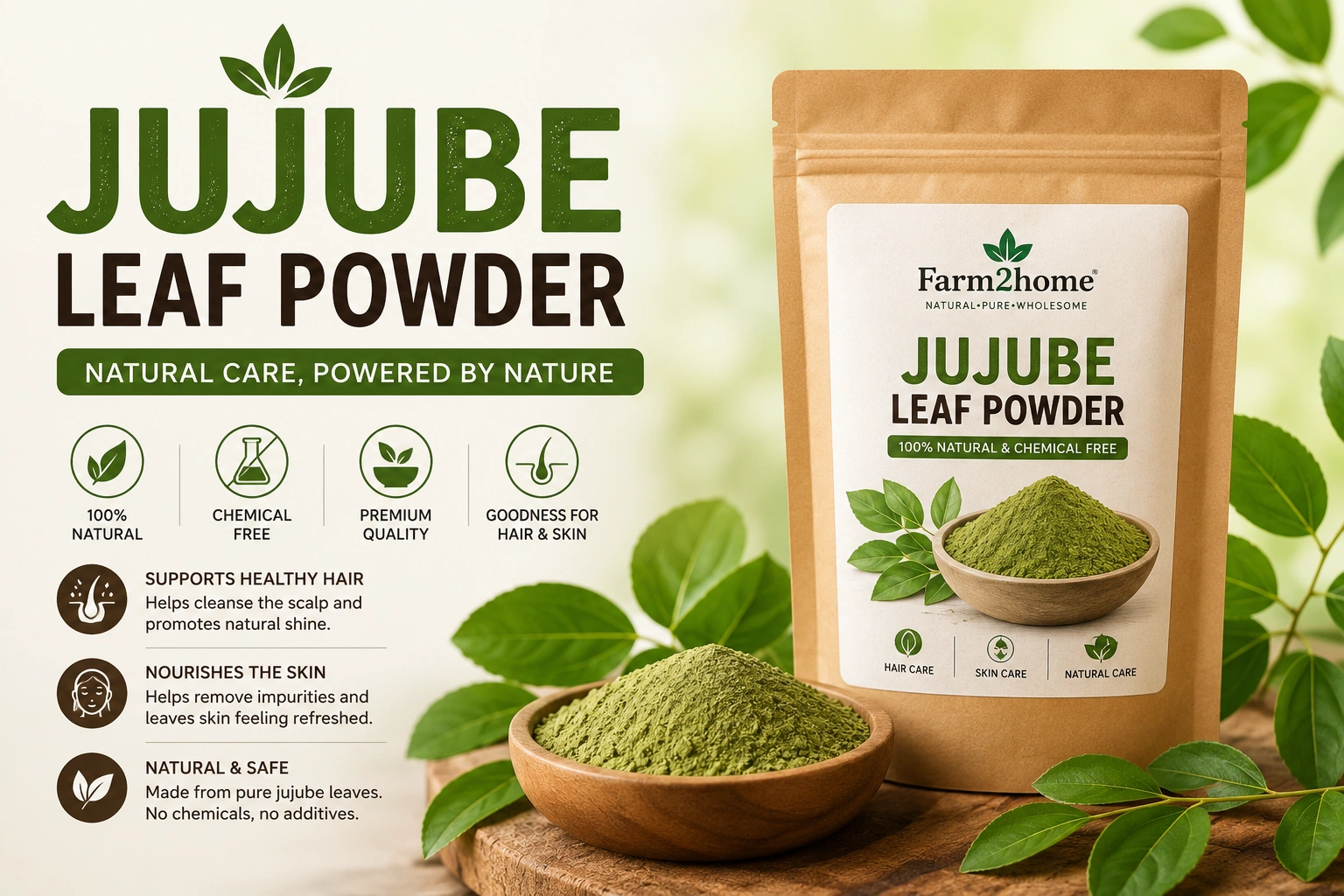Jujube Leaf Powder: Benefits, Uses, and How to Use It | Farm2home