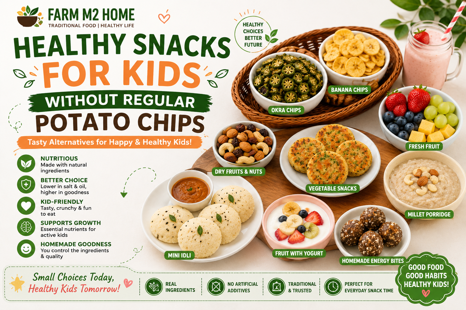 You are currently viewing Healthy Snacks for Kids Without Regular Potato Chips